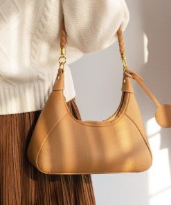 741fdabf-a629-46f7-b91f-094741353d4b Leather Underarm Woven Crossbody Bag
