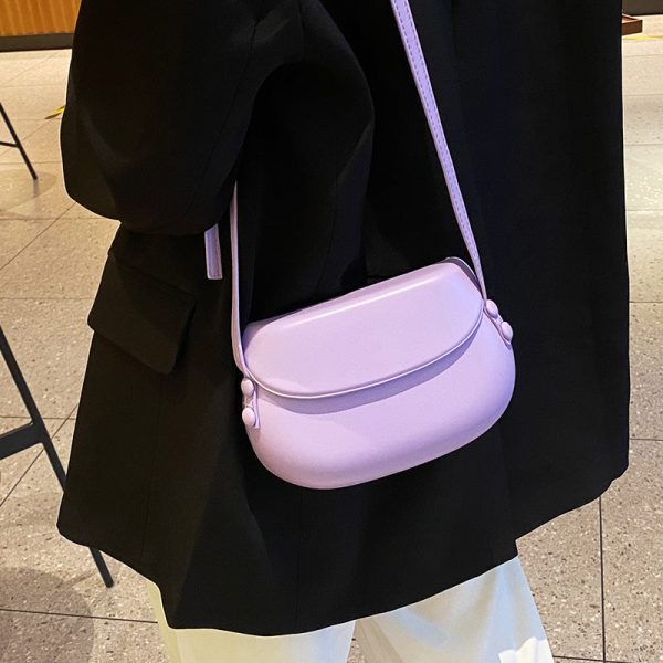 a8cc68c3-f600-4fca-b795-d6e68ec5df58 Candy Color Cute Shell Bag Ins Fashion Saddle Bags Women Shoulder Messenger Bag